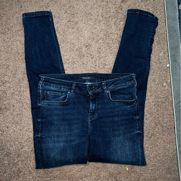 Scotch & Soda La Bohemienne Mid-Rise Skinny Jeans w/ Lace-Up Detail - Size 29/32 - Picture 13 of 14